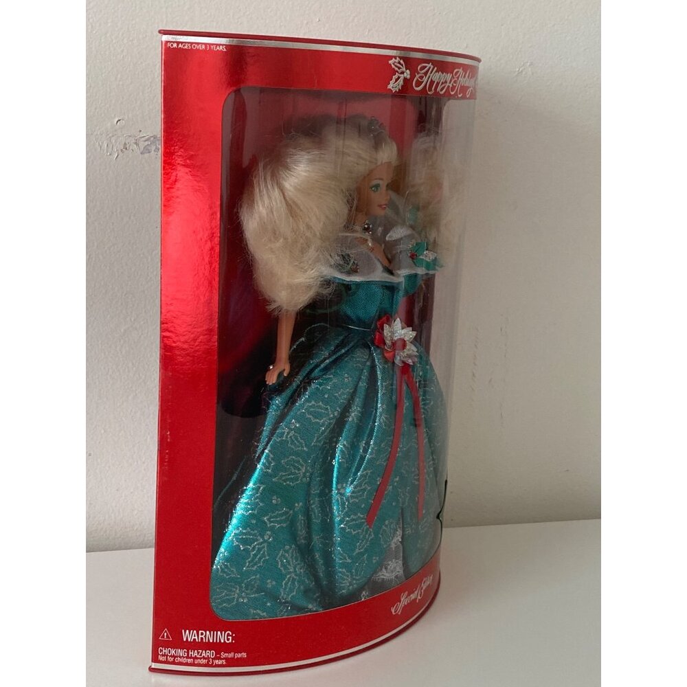 Barbie Happy Holidays Special Edition 1995  Doll Mattel #14123 - Picture 6 of 11